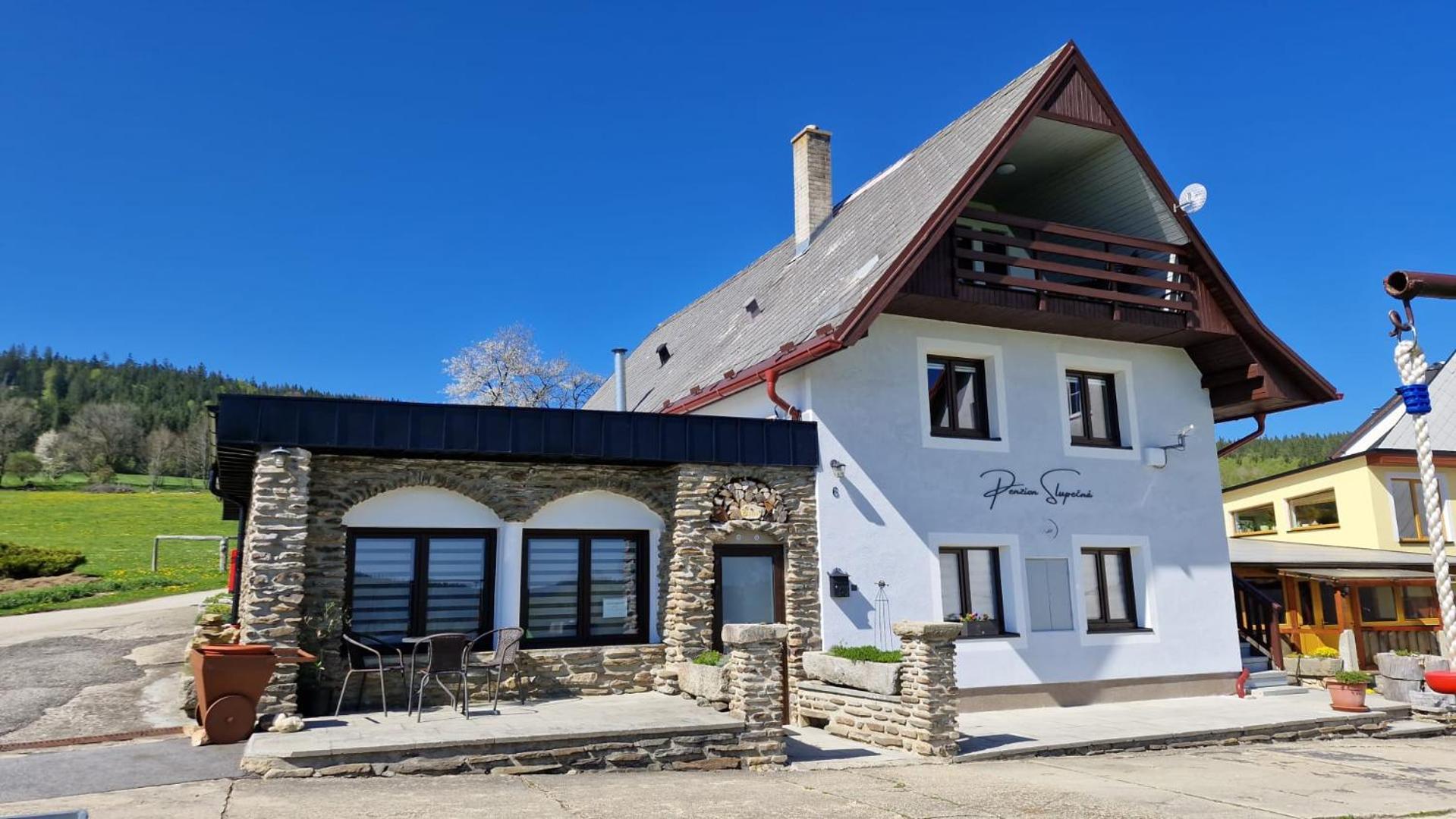 Penzion Slupecna Lipno nad Vltavou Esterno foto