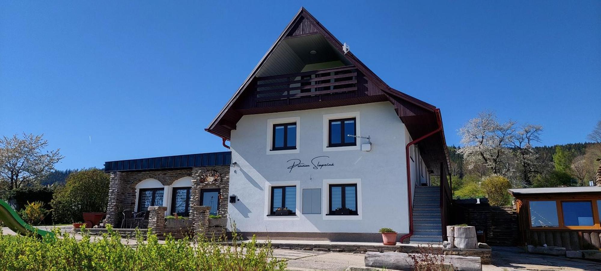 Penzion Slupecna Lipno nad Vltavou Esterno foto